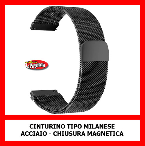 Cinturino acciaio 20mm maglia - cinturino,