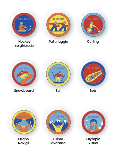 Olympics pins set 9 spille - 9,