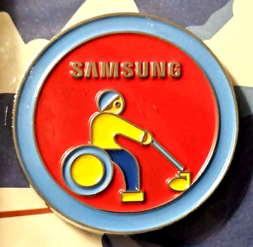 Spilla ufficiale curling - spilla,