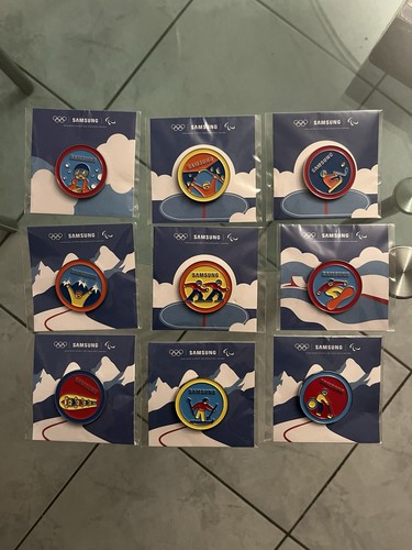 Olympics pins set 9 spille - pins,